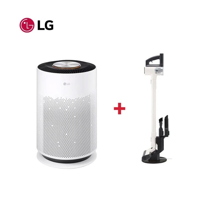 LG Air Purifier + LG CordZero A9 Slim Stick Vacuum Cleaner - Clean Air & Clean Home Bundle (101001000000177 + 101002000000732)