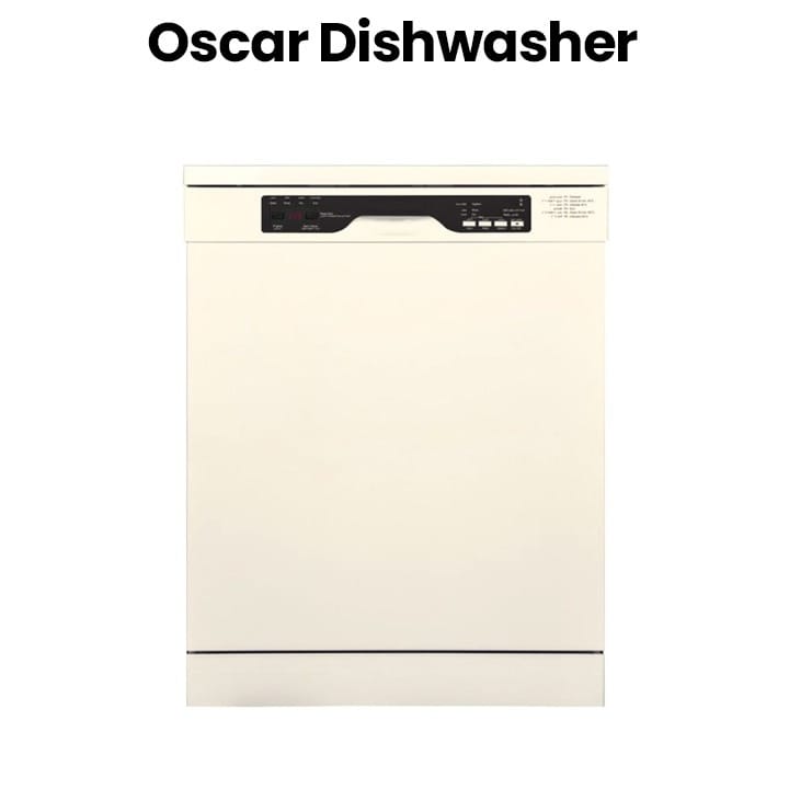 Oscar 13 Settings Dishwasher With Multiple Wash Programs, Modern Design And Reliable Performance - Silver - ODW13VS