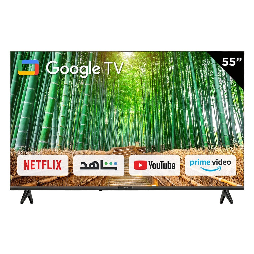 Oscar 55" Frameless 4K UHD Google Smart TV, HDR10, Voice Remote with Google Assistant, DVB-T2/S2 & CI Slot | Azeri - OS55G4KA