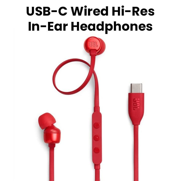 JBL Tune 310C USB-C Wired Hi-Res In-Ear Headphones
