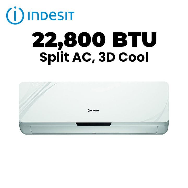 Indesit Split Air Conditioner 22,800 BTU | INAC2443D