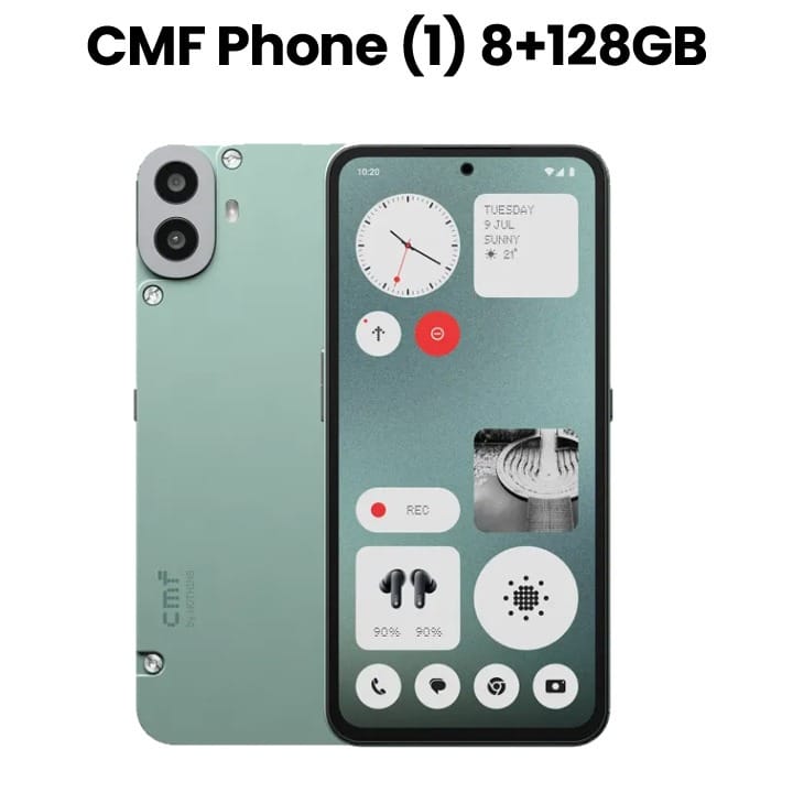美品Nothing CMF Phone 1(グリーン/128GB)SIMフリー Buy Nothing CMF Phone 1 8+128GB Smartphone - Light Green