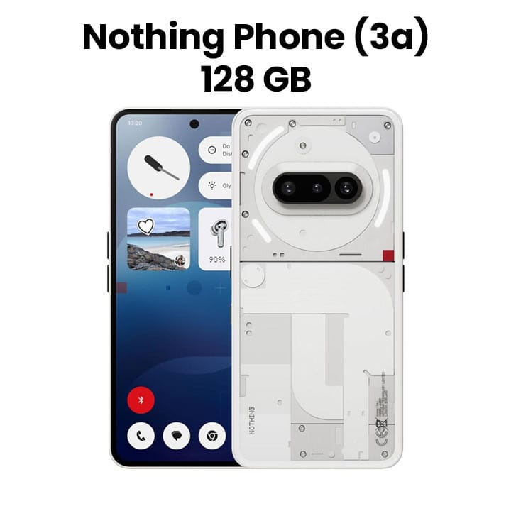 Buy Nothing Phone (3A) 8GB + 128GB - White |A059-A10400149 Online