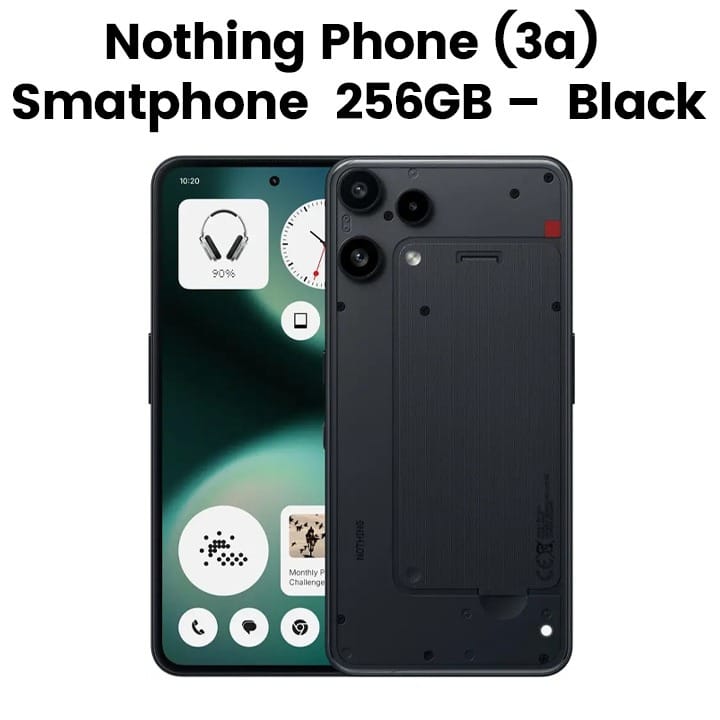 Buy Nothing Phone (3a) Lite 8GB RAM 256GB Storage – Black