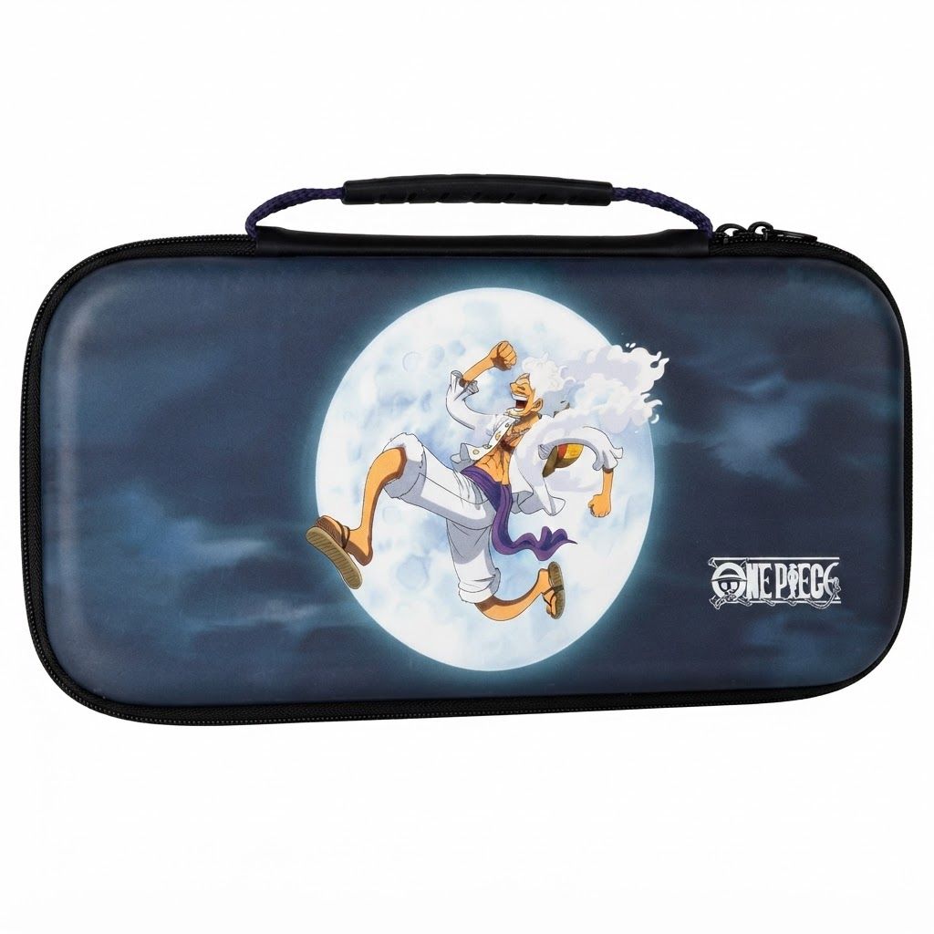 Konix One Piece Moon Carry Case for Nintendo Switch 2, Hard Shell Protective Travel Case, Console & Game Card Storage | 3328170304399