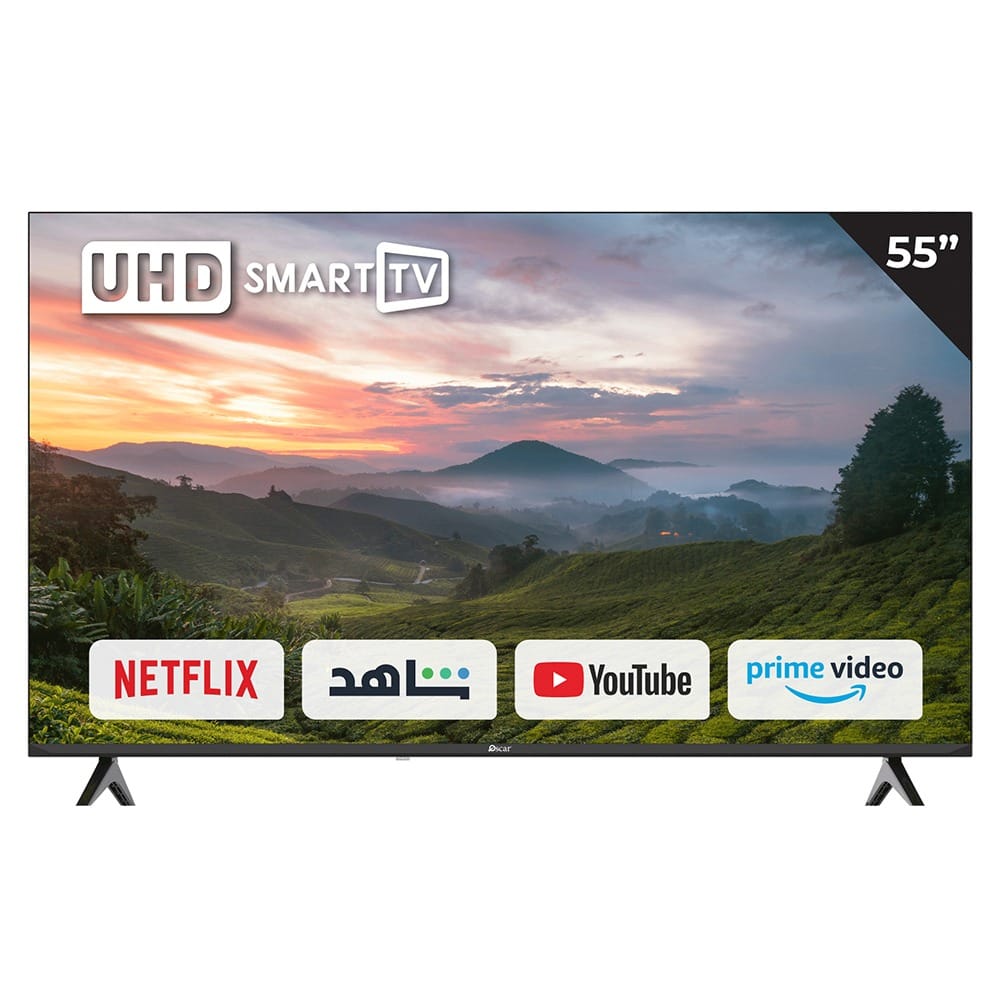 Oscar 55" Frameless UHD 4K Smart Android TV, HDR10, Built-in Chromecast, DVB-T2/S2 & CI Slot | Azeri - OS55SA4KA