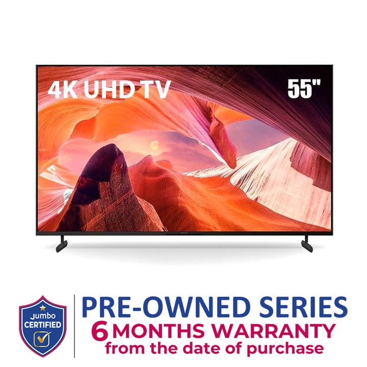 Sony Bravia 55-Inch 4K UHD TV – Black |KD-55X80L