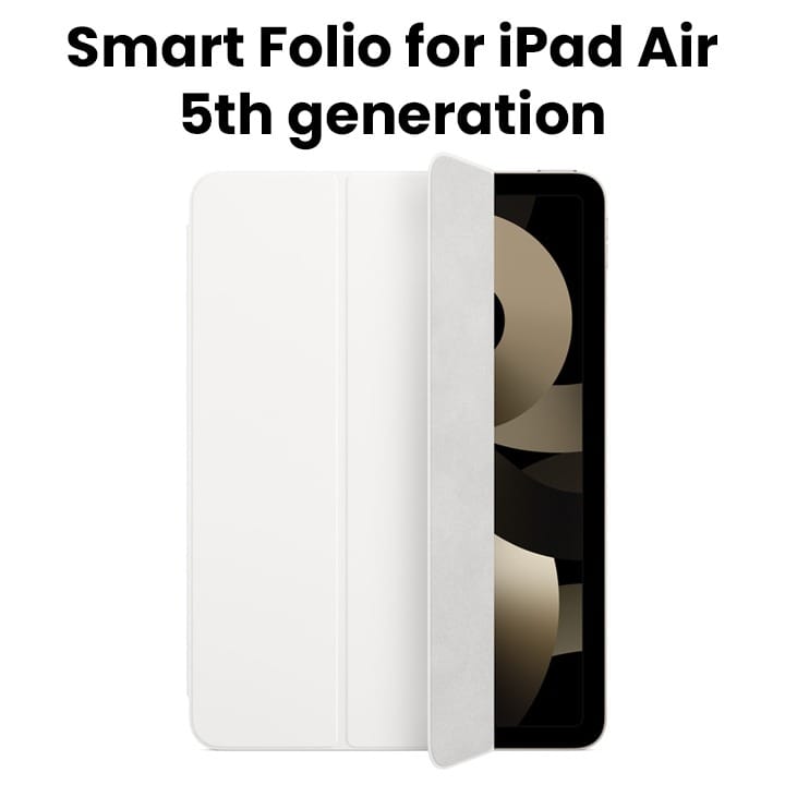 Buy Apple iPad Air Generation 5 Smart Folio White | MH0A3ZM/A