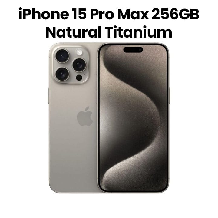 Buy Apple iPhone 15 Pro 256GB Natural Titanium (MTV53AA/A) at the