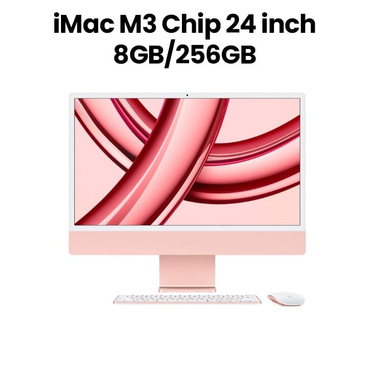 Apple iMac 24 Inch M3 With 4.5K Retina Display 8GB RAM 256GB SSD 8