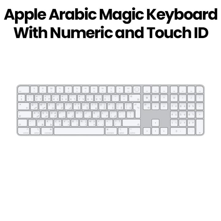 Magic Keyboard With Touch ID And Numeric Keypad For Mac Computers