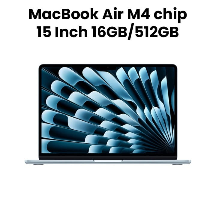 Apple MacBook Air 16GB RAM 512GB SSD 15 Inch, Liquid Retina Display