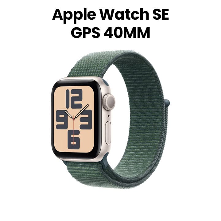 Buy Apple Watch SE GPS 40mm Starlight Aluminium Case with Lake