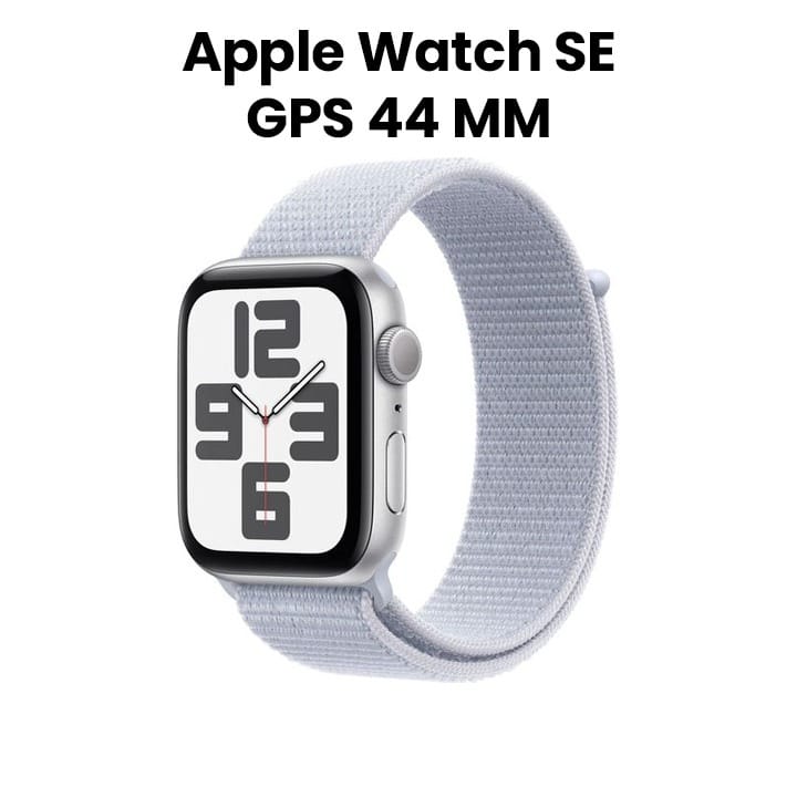 Buy Apple Watch SE GPS 44mm Silver Aluminium Case with Blue Cloud 