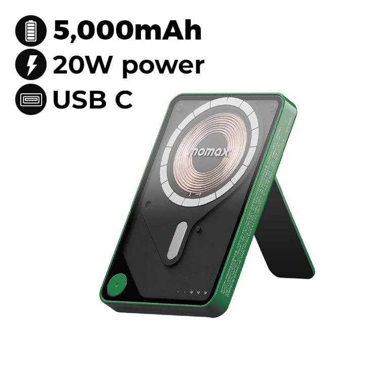 Buy Momax Power X Pro 5000mAh Magnetic Wireless Power Bank with