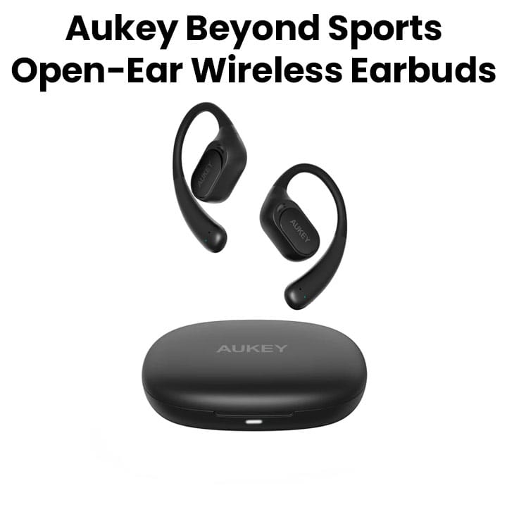 Aukey Beyond Sports Open-Ear Wireless Earbuds – Gray | EP-S1