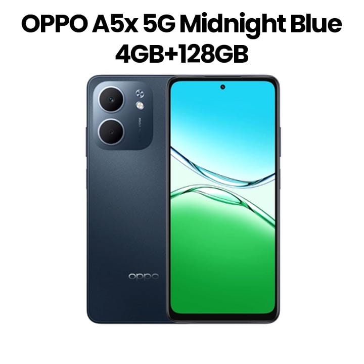 Buy Oppo A5x 4GB+128GB Smartphone | Midnight Blue Online in Qatar