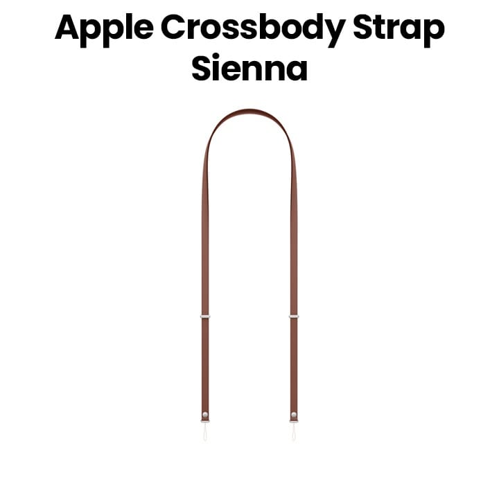 Apple Crossbody Strap 2080 mm, Comfortable And Adjustable Design, Hands-Free Convenience, Compact And Lightweight - Sienna - MGGN4ZM/A