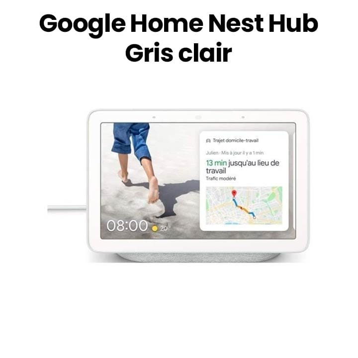 Buy Google Home Nest Hub Smart Display Gris Clair White