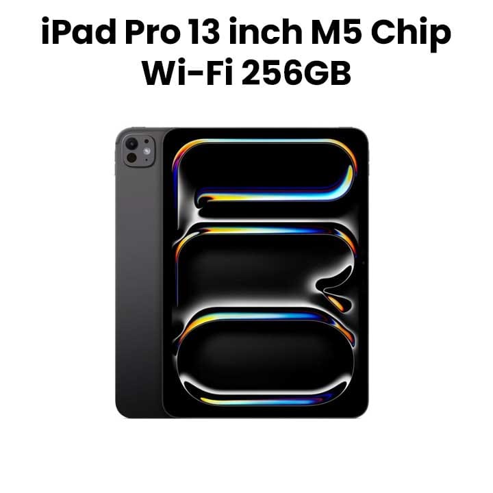 Apple 2025 Wi-Fi iPad Pro 12GB RAM 256GB Storage 13 Inch, Standard Glass, Ultra Retina XDR Screen, Advanced M5 Chip Architecture - Space Black - MDYJ4AB/A