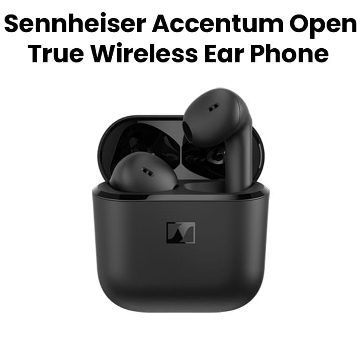 Buy Sennheiser Accentum Open True Wireless Earphones – Black |SH Buy Sennheiser Accentum Open True Wireless Earphones – Black |SH