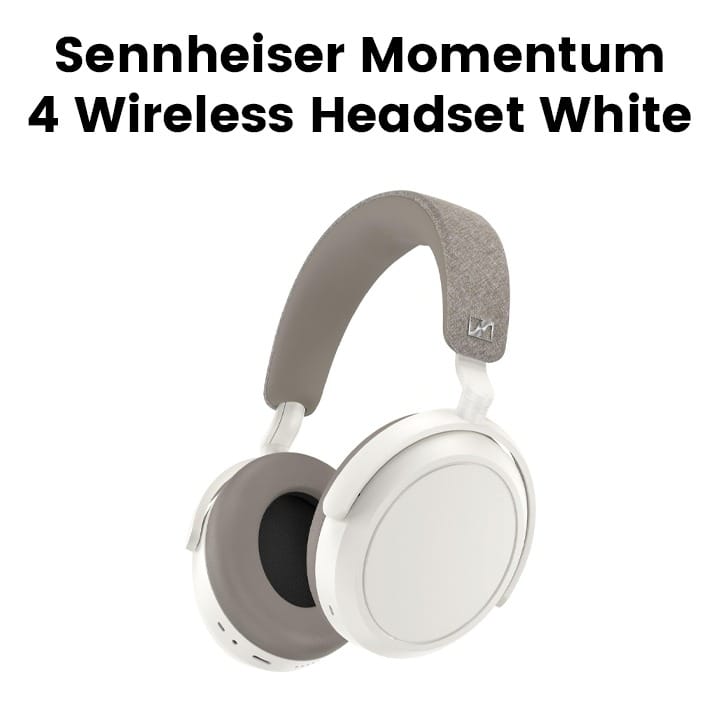 Buy Sennheiser Momentum 4 Bluetooth Headphones – White |SH-MO4-WHI