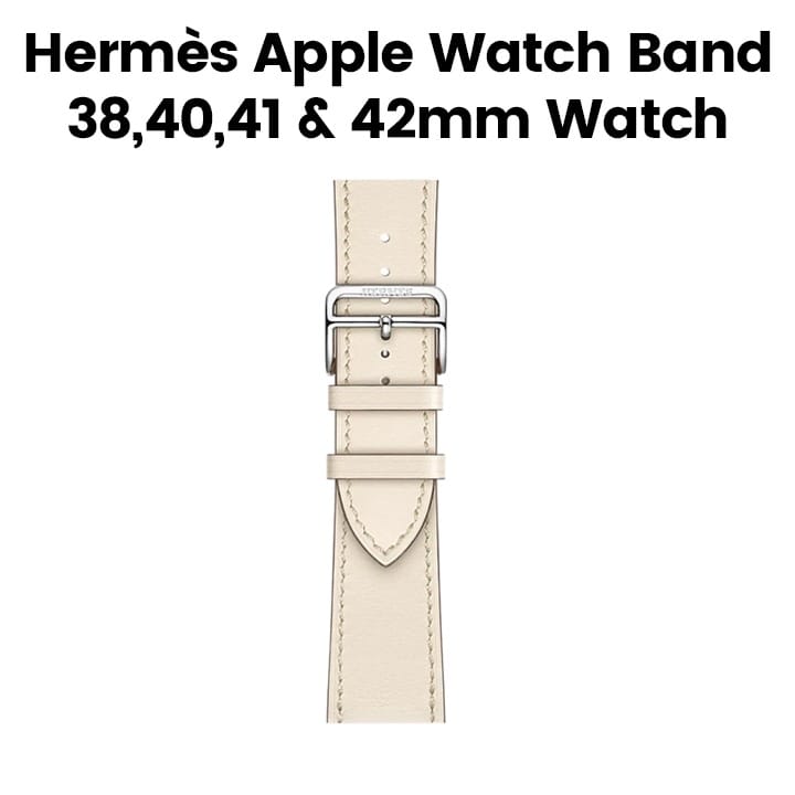 Hermès Apple Watch Band 42mm for 38/40 & 41mm Cases – Béton Swift