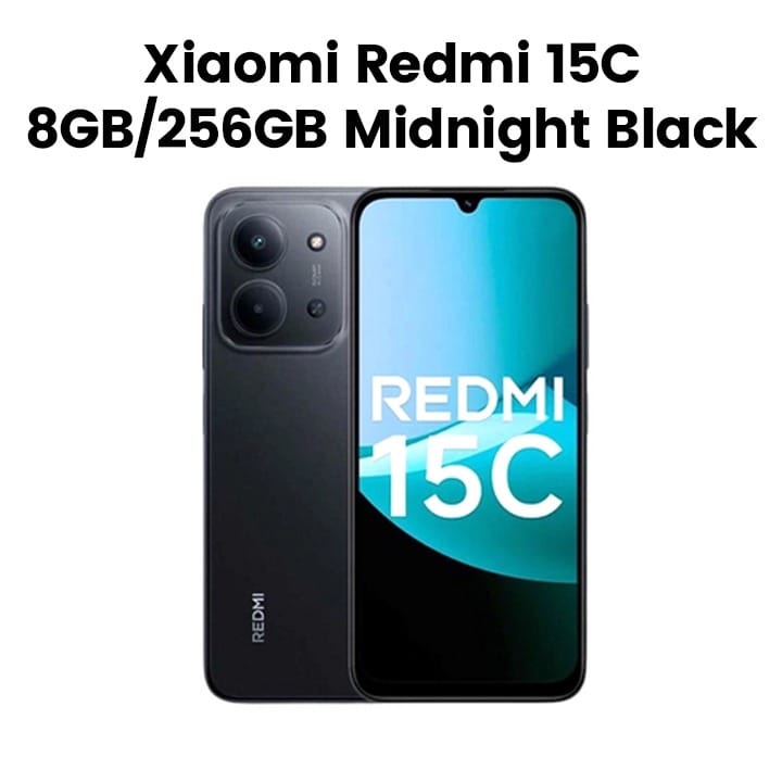 Buy Xiaomi Redmi 15C 8GB/256GB Smartphone - Midnight Black