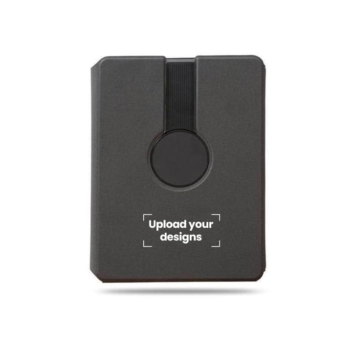 Personalized Change Zero Recycled 10,000mAh 15W MagSafe Wireless Powerbank & A5 Organizer with 32GB Storage – Fast Charging, Eco Design – Black