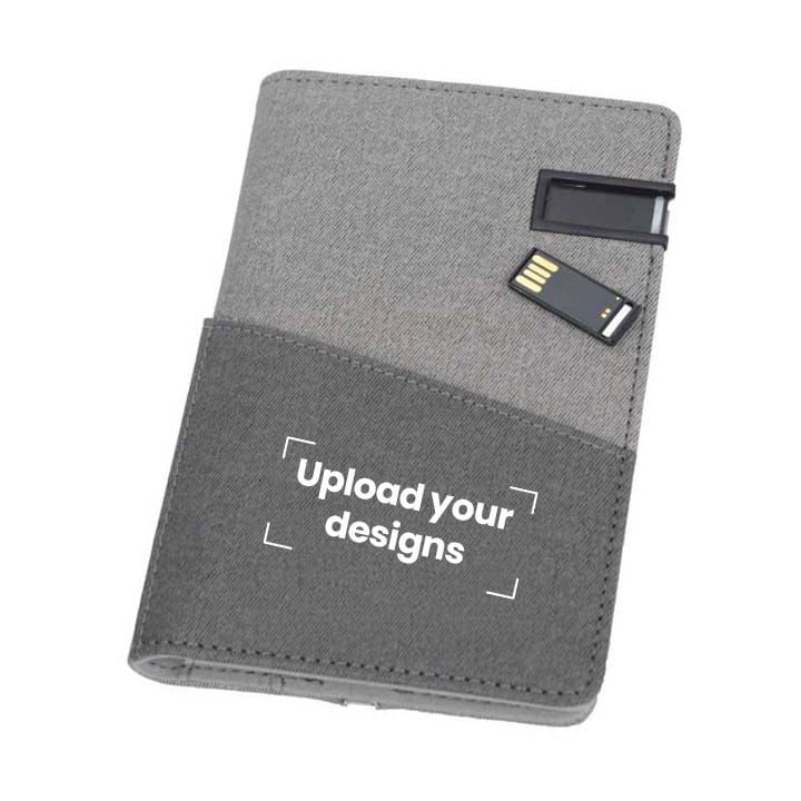 Personalized Santhome Krim Multi-Functional Passport Holder – 4000mAh Powerbank, 8GB USB, LCD Display, Micro & Lightning Cable – Travel Organizer