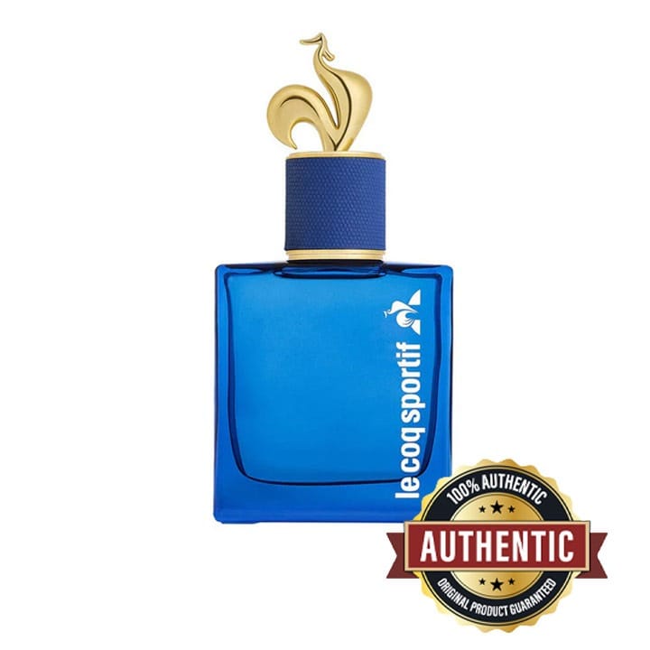 Le Coq Sportif Bleu Optimisme Eau de Parfum for Men 100ml – Bergamot, Lavender, Maté & Patchouli Woody Aromatic Long-Lasting Fresh Fragrance | LCS100003