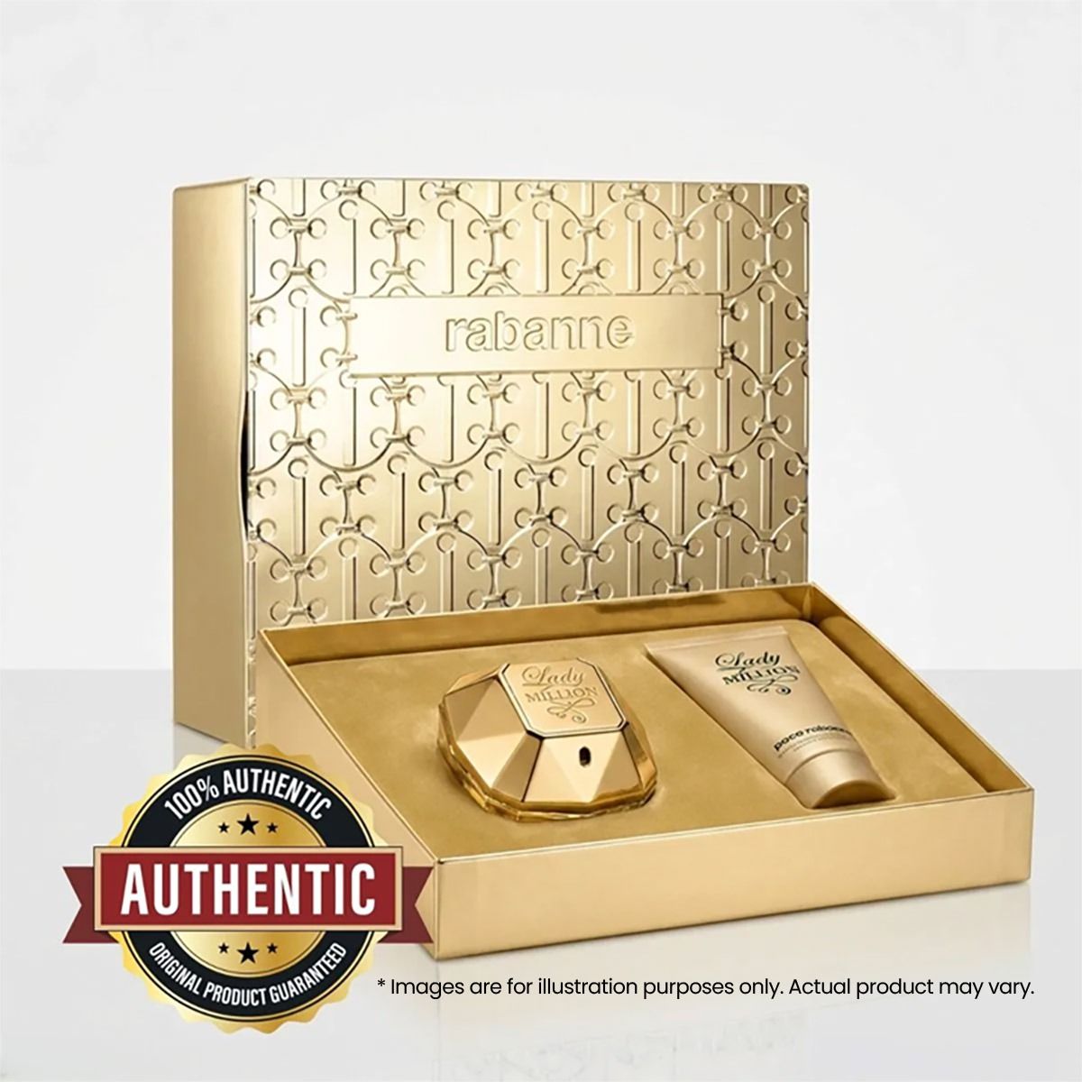 Paco Rabanne Lady Million Eau de Parfum Gift Set 80ml – Raspberry, Neroli, Orange Blossom & Honey Floral Fruity Fragrance
