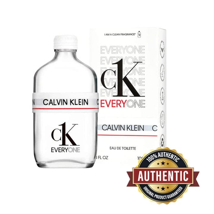 Calvin Klein CK Everyone Eau de Toilette 100ml – Organic Orange Oil, Ginger, Blue Tea & Cedarwood Fresh Citrus Fragrance