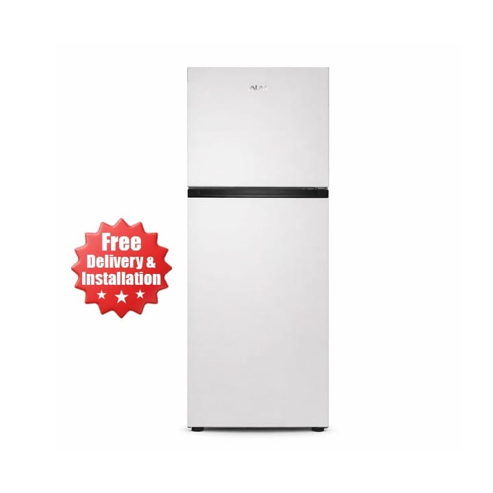 ALM No Frost Top Mount Refrigerator 249L, LED Interior Lighting, Smart Cooling Design - Grey - ALM-RF325INVT