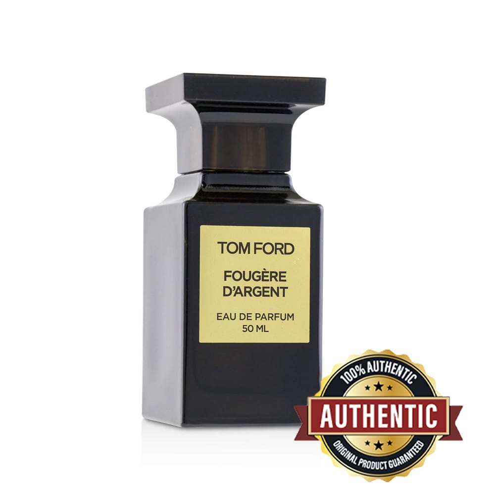 Tom Ford Private Blend Fougere D'Argent Eau de Parfum 50ML - Mandarin Orange, Lavender & Akigalawood Amber Fougere Unisex Fragrance | Black Silver - 888066081115
