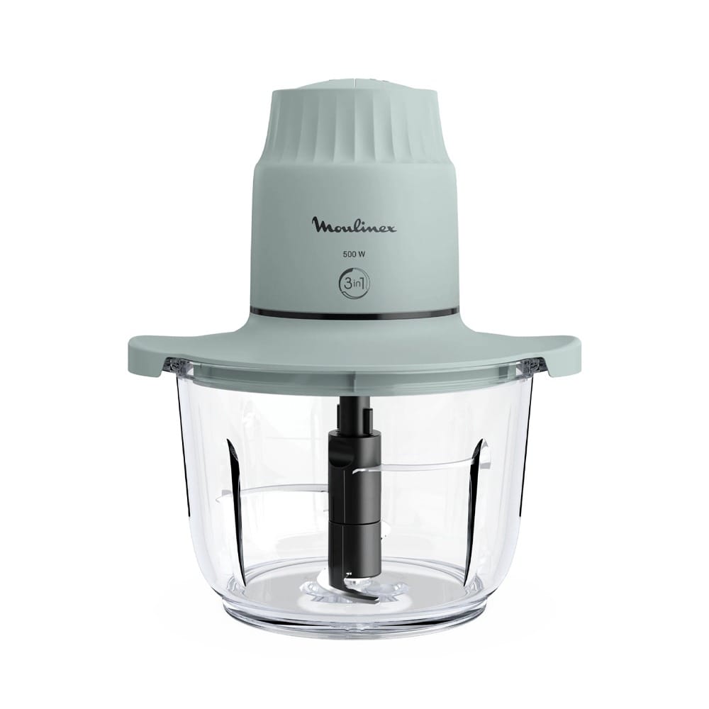 Moulinex Choppeo Glass Bowl 3 In 1 Chopper 500W, 2L Capacity