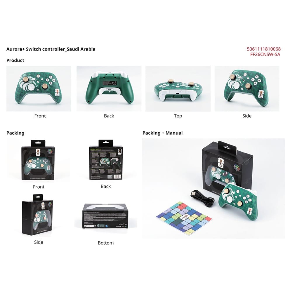 FIFA World Cup 2026 Official Licensed Product | Gaming Controller|FF26CNSW-SA