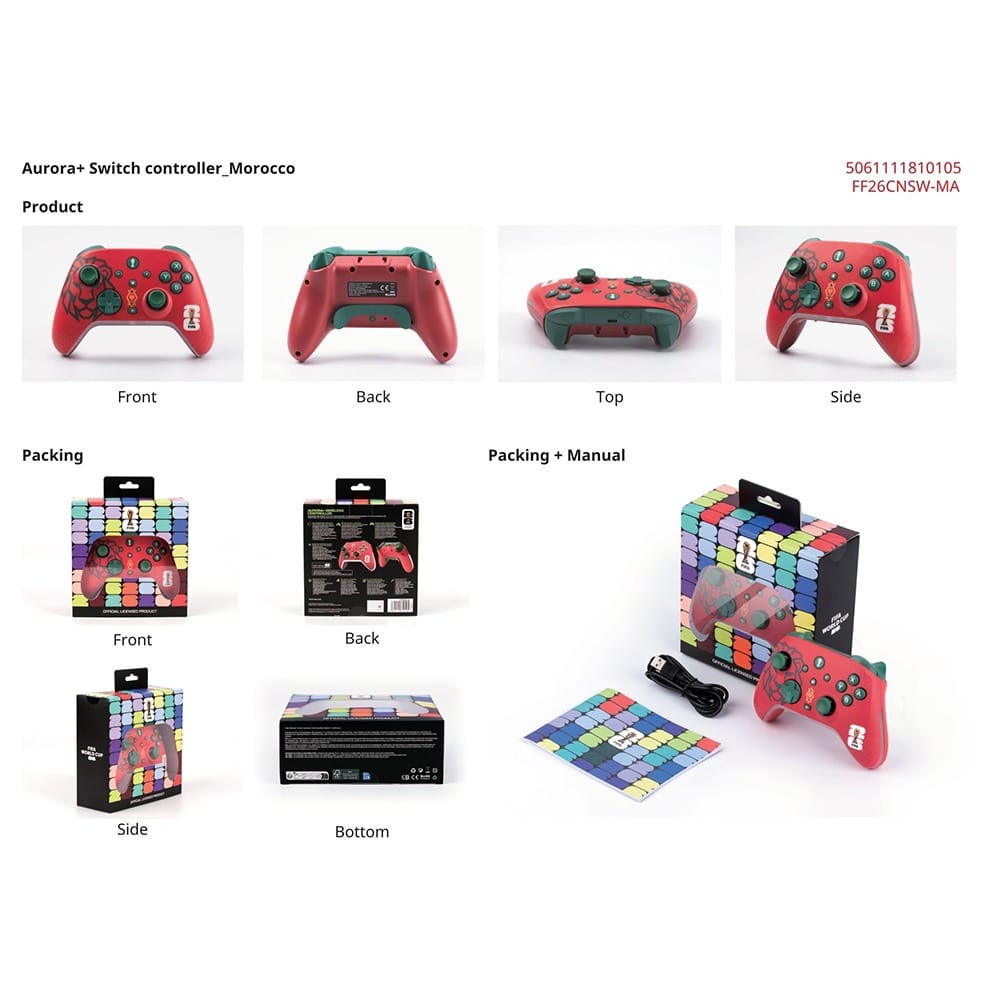 FIFA World Cup 2026 Official Licensed Product | Gaming Controller|FF26CNSW-MA