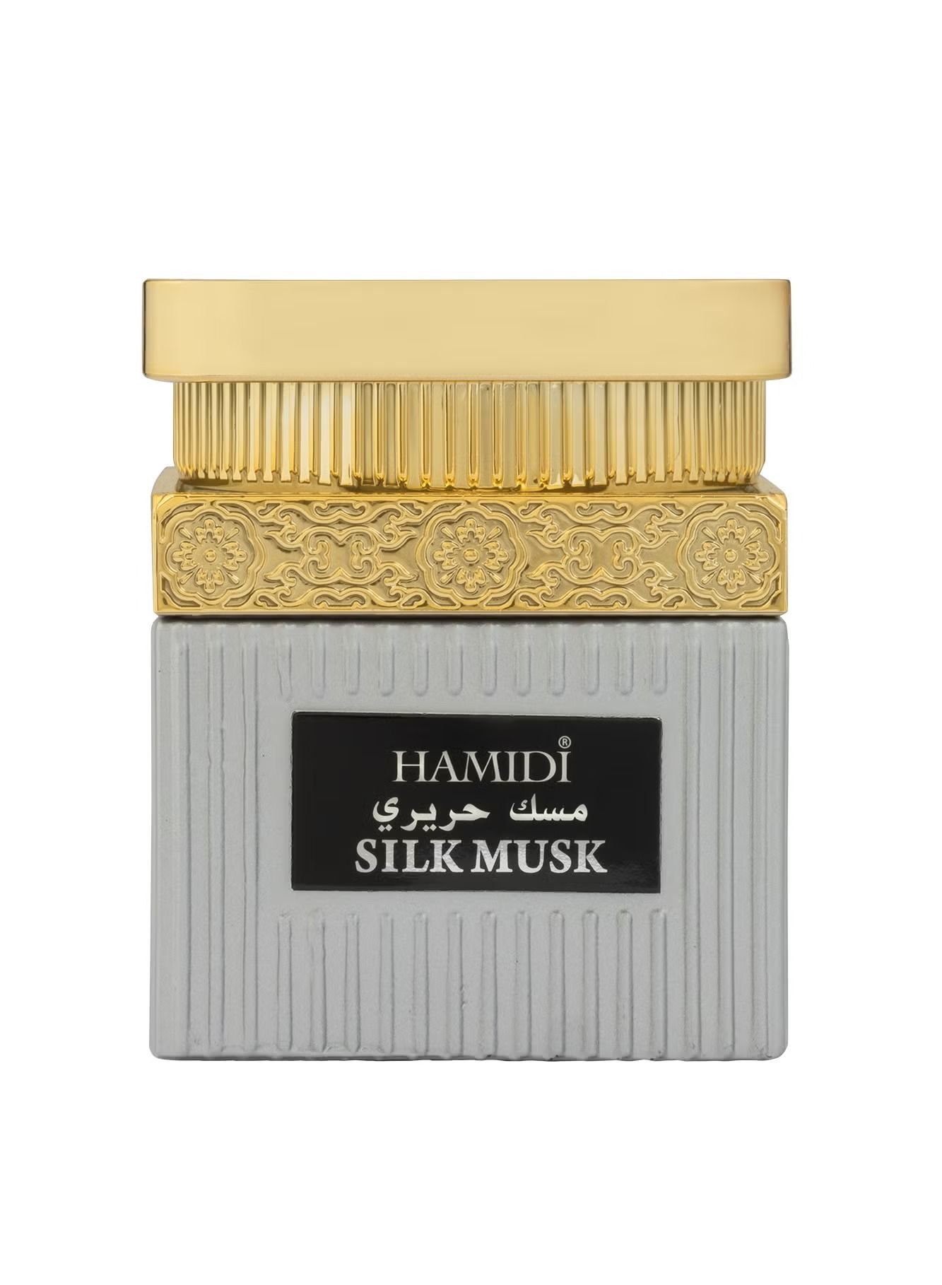 Hamidi Natural Muattar Silk Musk Bakhoor, Premium Oriental Incense, Long-Lasting Fragrance for Home, Prayer & Gifting - 50g