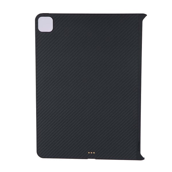Pitaka iPad Pro 12.9-Inch (2020) Case, Aramid Fiber Protective Cover, Slim Lightweight Design, Magnetic Support - Black