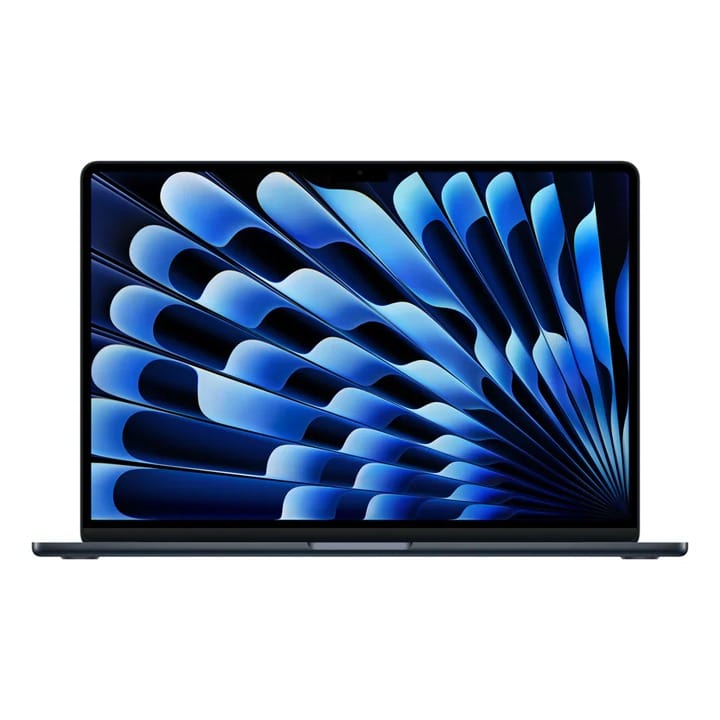Apple MacBook Air 15-Inch M5 Laptop, 24GB Unified Memory, 1TB SSD, Liquid Retina Display, English & Arabic Keyboard | Midnight - MDVN4AB/A