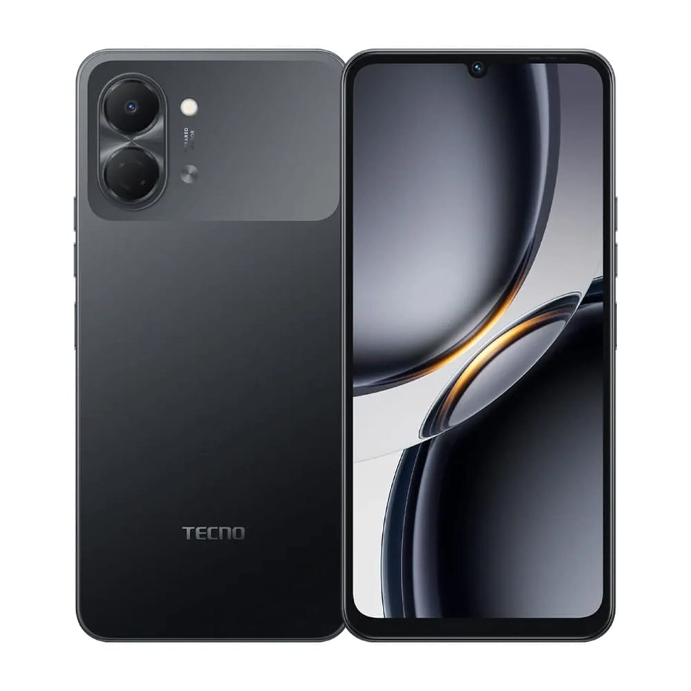 TECNO Spark Go 3 (KN3) - 4GB+128GB, 120Hz Display, Unisoc T7250, 5000mAh Battery, IP64 | Ink Black | 10082753 