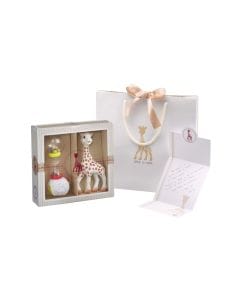 Sophie La Girafe Giraffe Teether Maracas Gift Set 0+ Monthss, Adorable Design, Sensory Stimulation, Sophisticated Classical Composition 4 - Multicolour