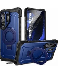 SUPCASE Case for Samsung Galaxy S26 Ultra 5G, Magnetic Shockproof Cover with Built-In Aluminum Kickstand