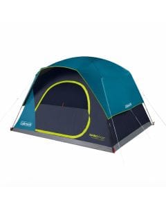 Coleman Skydome 6-Person Camping Tent with Dark Room Technology, Quick Setup and Weather-Resistant Design