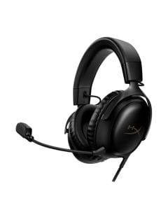 HyperX Cloud III Wired Gaming Headset, 53mm Angled Drivers, DTS Headphone:X Spatial Audio, 10mm Noise-Cancelling Microphone, Memory Foam Ear Cushions, USB & 3.5mm | Black - D0SX6AA
