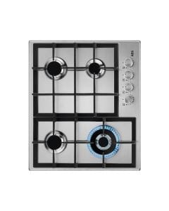 AEG 60cm Gas Hob, 4 Gas Burners, Rotary Knob Controls, Integrated Built-In Design | Stainless Steel - HGB64320SM