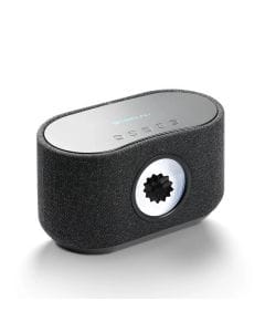 Sovenomund Black Ferrofluid Bluetooth Speaker, Venom Inspired Design, 15W Wireless Fast Charging, Portable Wireless Audio Speaker