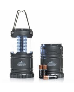 Cascade Mountain Tech 100-Lumen Pop-Up LED Lantern 2-Pack, Portable Collapsible Camping Lights, IPX4 Water-Resistant Design for Hiking, Emergencies and Outdoor Use