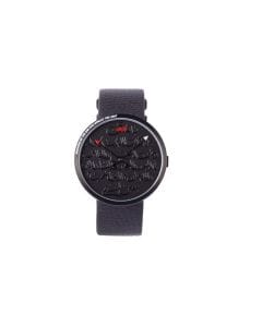 Occasion Watch Swiss Quartz, 44mm Case Men Analog Watch, Arabic Dial Display, Elegant Full Black Design, Premium Classic Timepiece